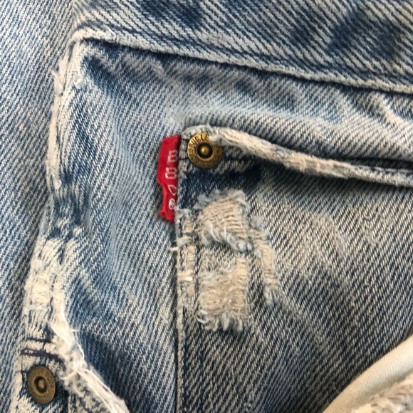 Distressed Vintage Bugle Boy Jeans - Picture 5 of 9